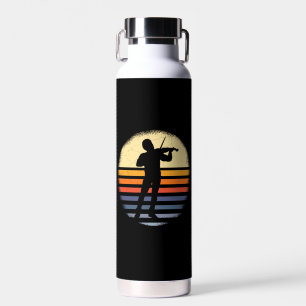 Violinist Retro Water Bottle