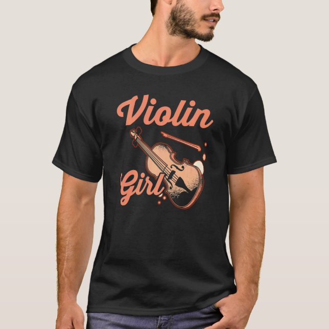 Violinist String Instrument Musician Music  Violin T-Shirt (Front)