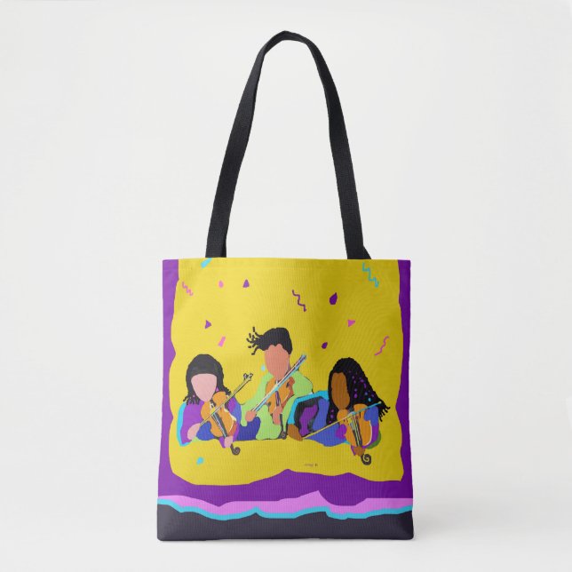 VIOLINISTS CELEBRATE ! TOTE BAG (Front)
