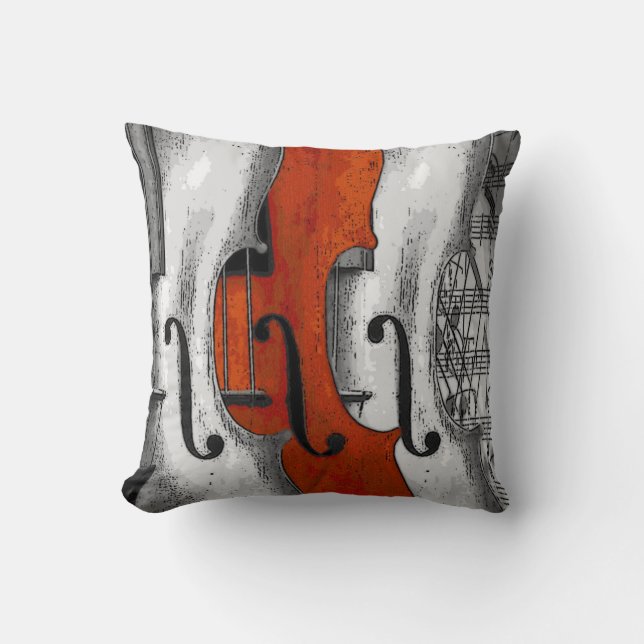 Violins American MoJo Pillow (Front)