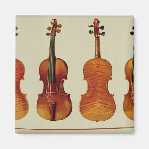 Violins (LtoR): the 'Alard' by Antonio Stradivariu Magnet