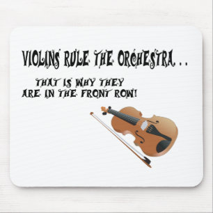 Violins.Rule the Orchestra Mouse Pad