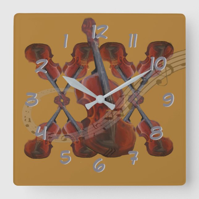 Violins - Turn Back the Time Backwards Clock (Front)