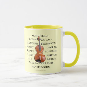 Violist Composers Mug