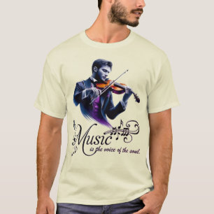 violon mens t-shirt violin