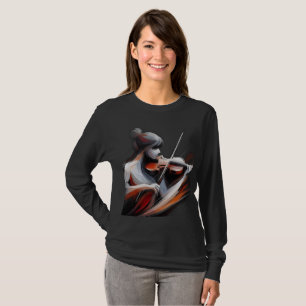 violon women t-shirt violin