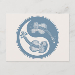 Violyin-Yang Postcard
