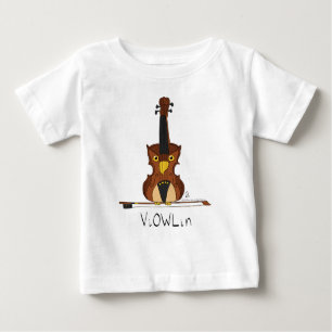 ViOWLin Violin Owl Music Kid's Baby T-Shirt