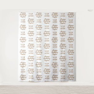 VIP Access Red Carpet   Step and Repeat Backdrop Tapestry