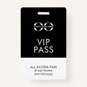 VIP All Access Event ID Badge