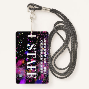 VIP All Access Staff Employee Concert Club Party  ID Badge