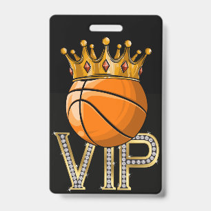 VIP Basketball BADGE ID Badge