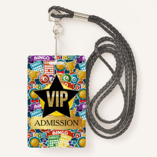 VIP BINGO  ID BADGE