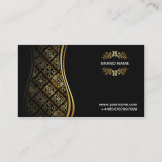 VIP Business card Black Gold