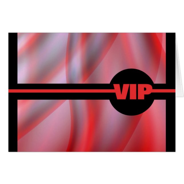 VIP Card (Front Horizontal)