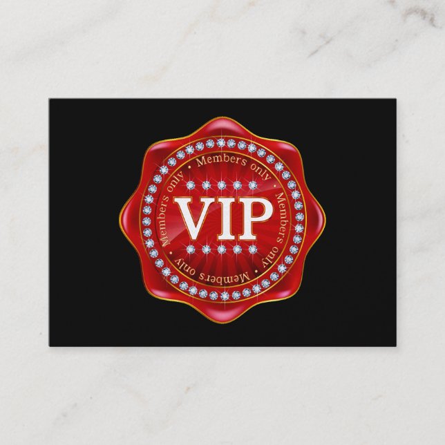 VIP Card for Clients - SRF (Front)