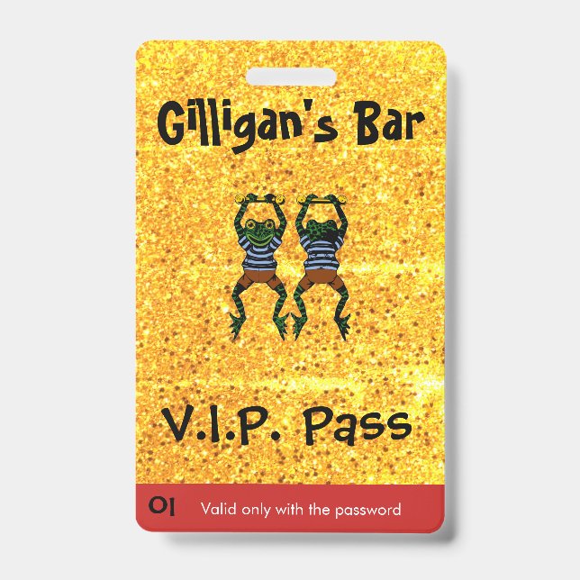 VIP Client ID Badge (Front)