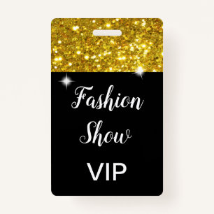 VIP Fashion Show Trade ID Badge