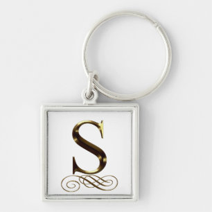 VIP Gold ”S” monogram Key Ring