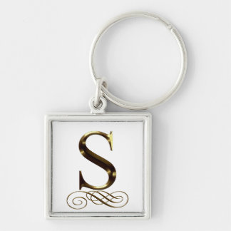 VIP Gold ”S” monogram Key Ring