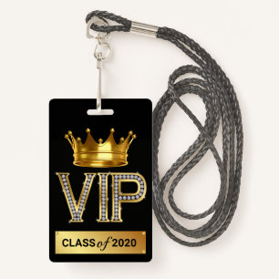 VIP GRADUATE ID BADGE