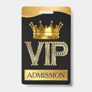 VIP Lanyard BADGE ID Badge