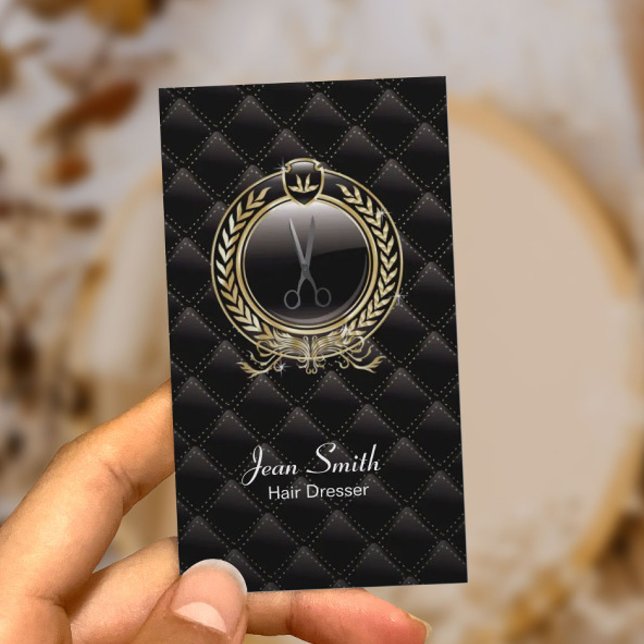 VIP Luxury Hairdresser Hair Stylist Business Card (Creator Uploaded)