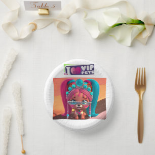 Vip pets paper plate bowl
