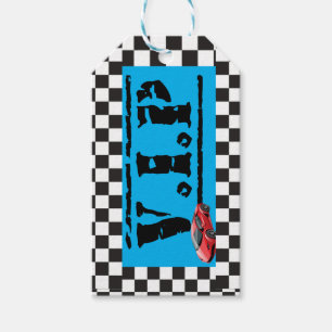 VIP Racing Car Birthday Party or Event Gift Tags