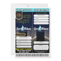 VIP Skate Party Invitations