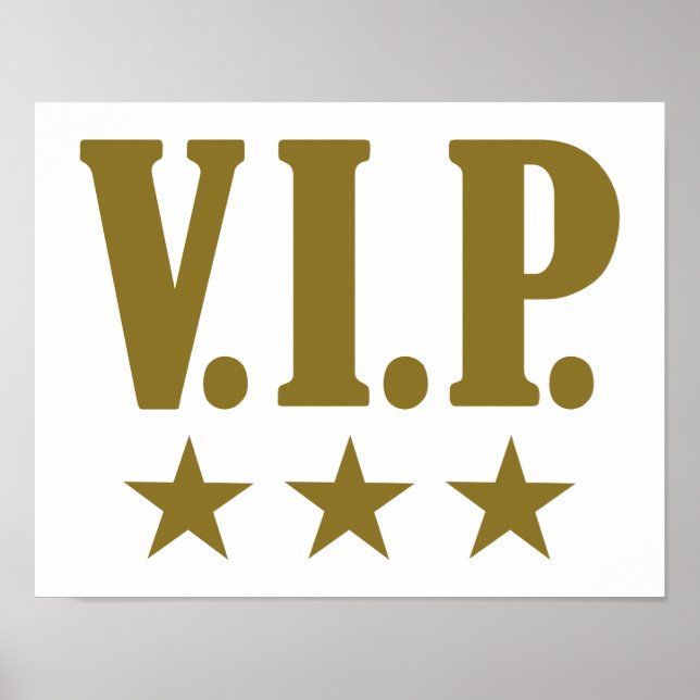 VIP stars Poster (Front)