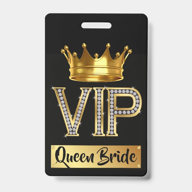 VIP Team Bride ID Badge (Front)