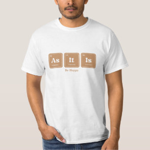 Vipassana Meditation Periodic Table Typography T-Shirt