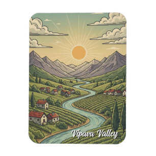  Vipava Valley, Slovenia Magnet