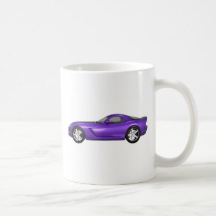 Viper Hard-Top Muscle Car: Purple Finish Coffee Mug
