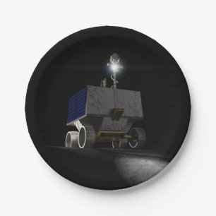 VIPER Moon Rover Paper Plate