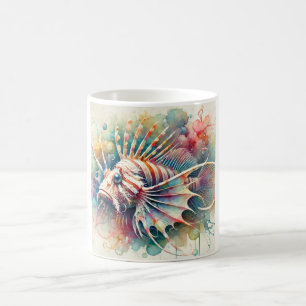 Viperfish Stomiiformes 210724AREF149 - Watercolor Coffee Mug