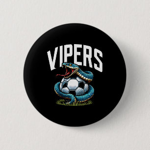 Vipers Soccer Mascot For Youth Teams Players And F 6 Cm Round Badge