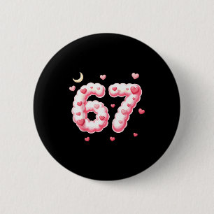 Viral 67 Kawaii Hearts Valentines Day Girls Humor 6 Cm Round Badge