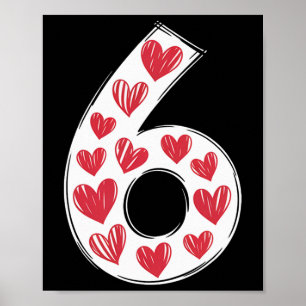 Viral 67 Sketch Heart Valentine Kids - 67 Matching Poster