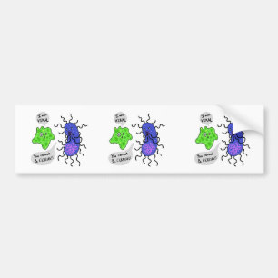 Viral Microbes Bumper Sticker