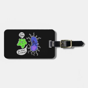 Viral Microbes Luggage Tag