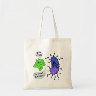 Viral Microbes Tote Bag