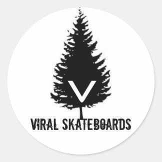 ViralLogoSticker Classic Round Sticker