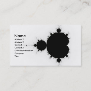 Viratarupa - Fractal Art Business Card