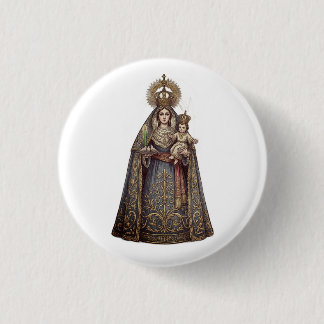 Virgen de Candelaria 3 Cm Round Badge