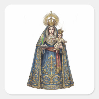 Virgen de Candelaria Square Sticker