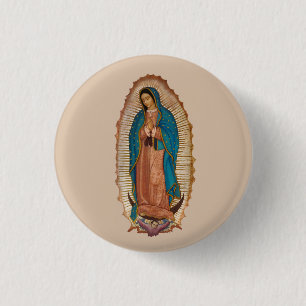 Virgen de Guadalupe 3 Cm Round Badge