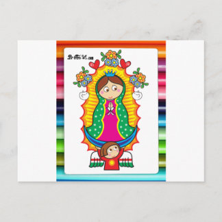 VIRGEN DE GUADALUPE CARICATURA 01 CUSTOMIZABLE PRO POSTCARD