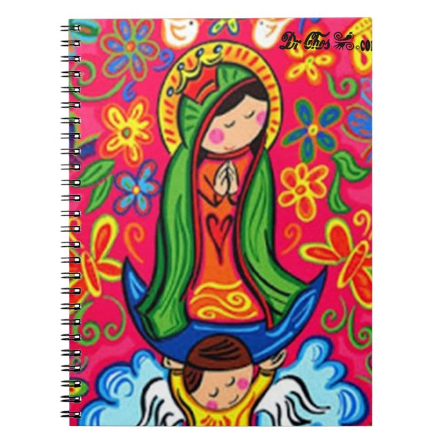 VIRGEN DE GUADALUPE CARICATURA 03 CUSTOMIZABLE PRO NOTEBOOK (Front)